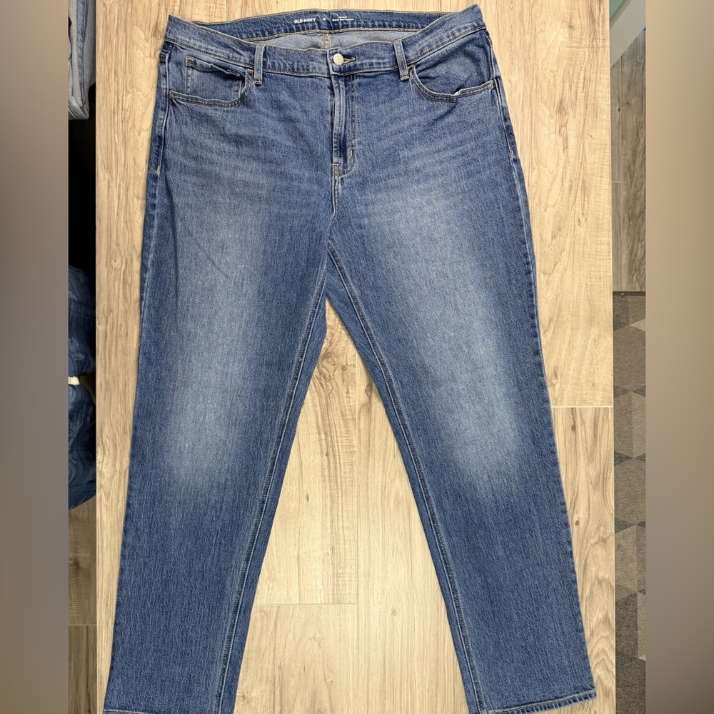 Old Navy Women's Boyfriend Jeans - Classic Blue